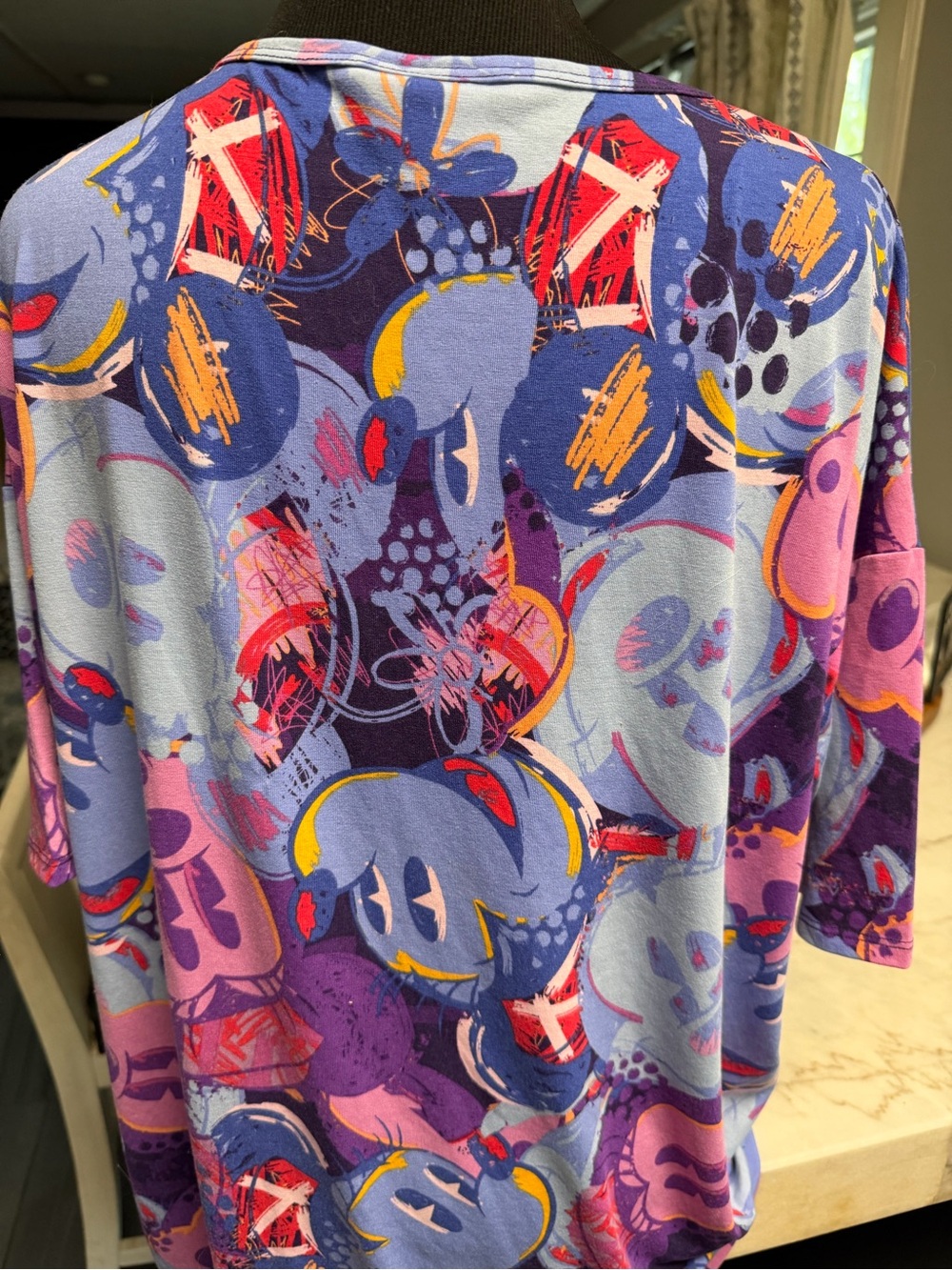 LuLaRoe Irma Disney Mickey Mouse top! - Picture 4 of 5